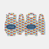 おもちゃダンプトラック男の子の最初の誕生日パーティー フェイバーボックス (折り畳みなし)