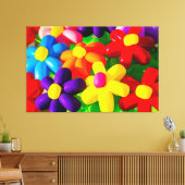 おもちゃバルーン花 キャンバスプリント (インサイチュ (リビング))