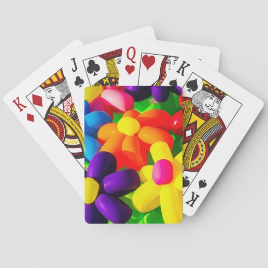 おもちゃバルーン花 トランプ (裏面)