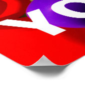 おもちゃバルーン花 ポスター (角)