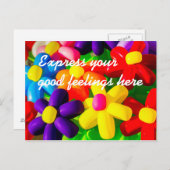 おもちゃバルーン花 ポストカード (正面/裏面)