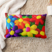 おもちゃバルーン花 ランバークッション (ブランケット)