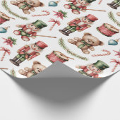 おもちゃファッションド屋クリスマス ラッピングペーパー (角)