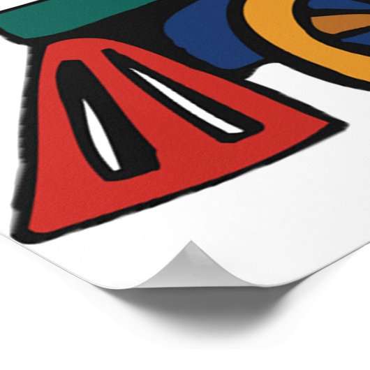 おもちゃフラワートレイン ポスター (角)