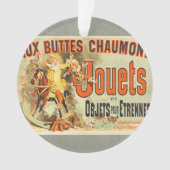 おもちゃフランスのジョーツフレンドヴィンテージポスター オーナメント (正面)
