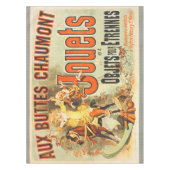 おもちゃフランスのジョーツフレンドヴィンテージポスター テーブルクロス (正面)