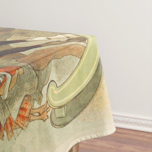 おもちゃフランスのジョーツフレンドヴィンテージポスター テーブルクロス (インサイチュ)