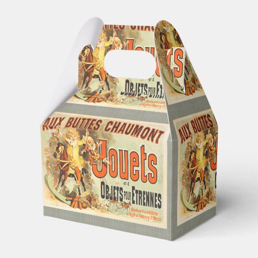 おもちゃフランスのジョーツフレンドヴィンテージポスター フェイバーボックス (正面サイド)