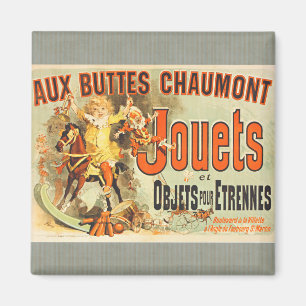 おもちゃフランスのジョーツフレンドヴィンテージポスター マグネット