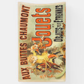 おもちゃフランスのジョーツフレンドヴィンテージポスター 横断幕 (縦)