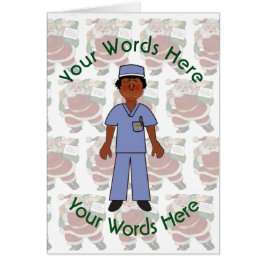 おもちゃブラック女性医師カスタムクリスマス