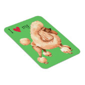 おもちゃプードルが大好き マグネット (右側)