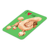 おもちゃプードルが大好き マグネット (左側)