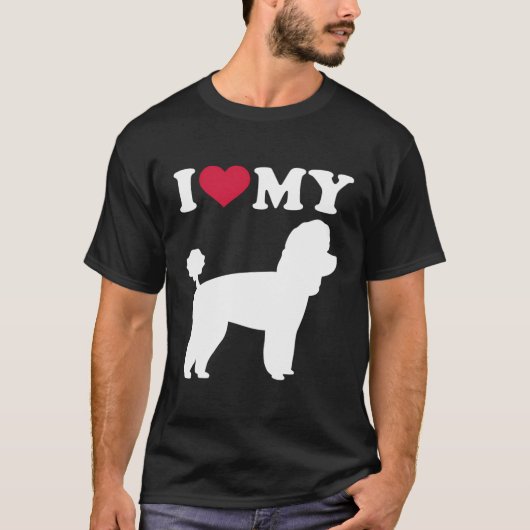 おもちゃプードルが大好き Tシャツ (正面)