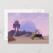 おもちゃムーンウォーカーシーン葉書 ポストカード (正面/裏面)