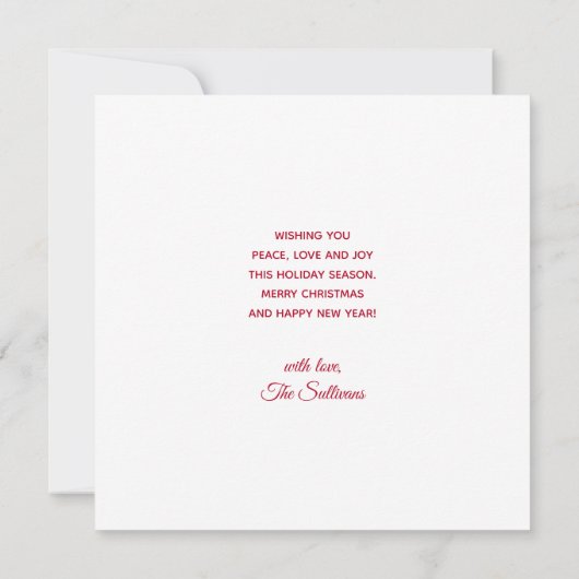 おもちゃ付きかわいいヴィンテージクリスマストレインクリスマスカード カード (裏面)