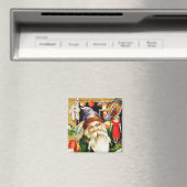 おもちゃ付きサンタヴィンテージ磁石 マグネット (インサイチュ (食洗機))