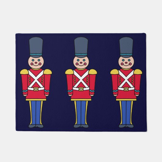 おもちゃ兵士のホリデーフォーマット ドアマット (正面)