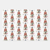 おもちゃ兵士クリスマスツリー ラッピングペーパーシート (正面)