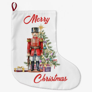 おもちゃ兵士クリスマスツリー ラージクリスマスストッキング