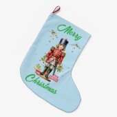 おもちゃ兵士クリスマスツリー ラージクリスマスストッキング (正面 (吊り時))