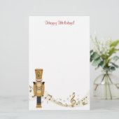 おもちゃ兵士クリスマス文房具 便箋 (スタンド正面)