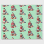 おもちゃ兵士パターン ラッピングペーパー (フラット)