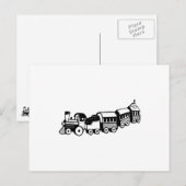 おもちゃ列車 ポストカード (正面/裏面)