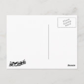 おもちゃ列車 ポストカード (裏面)