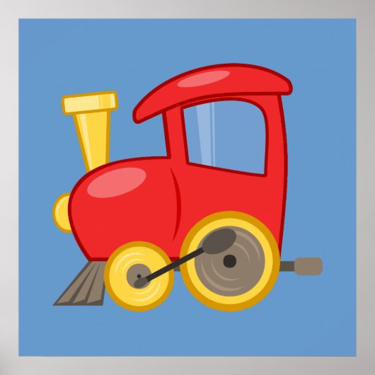 おもちゃ列車–297743おもちゃ列車、機関車、列車 ポスター (正面)