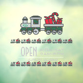 おもちゃ屋のクリスマスカスタムウィンドウクリング ウィンドウサイン (シート3)