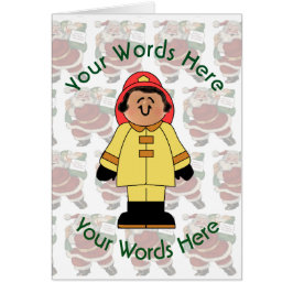 おもちゃ白い女性消防士のカスタムクリスマス