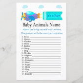 おもちゃ航空機赤ちゃん動物名ゲーム (正面)