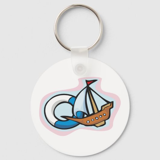 おもちゃ船 キーホルダー (裏面)