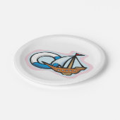 おもちゃ船 ペーパープレート (アングル)