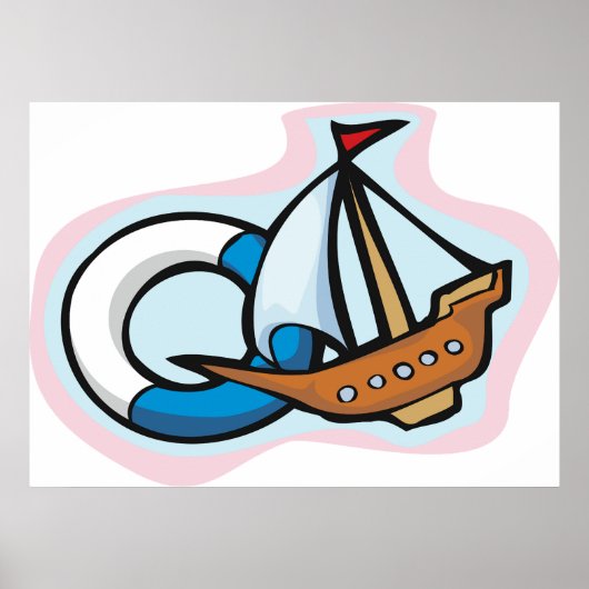 おもちゃ船 ポスター (正面)