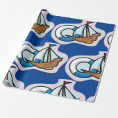 おもちゃ船 ラッピングペーパー (アンロールド)