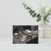 おもちゃ車、小型写真 名刺 (スタンド正面)