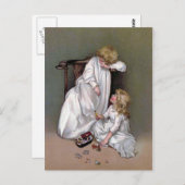 おもちゃ遠くにを入れるヴィンテージ ポストカード (正面/裏面)