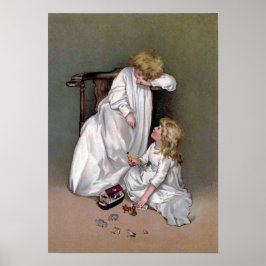 「おもちゃ遠くにを入れる」ヴィンテージ ポスター