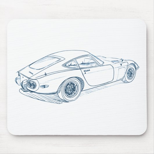 おもちゃ2000GT マウスパッド (正面)