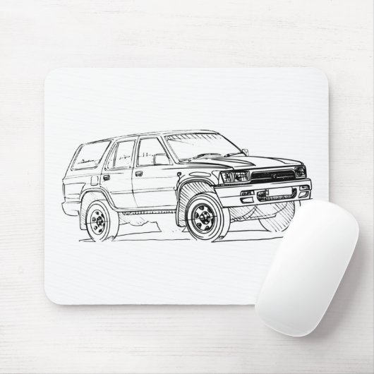 おもちゃ4Runner gen2 1992年+ マウスパッド (マウス)
