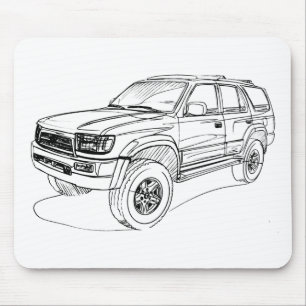 おもちゃ4Runner gen3 1996年+ マウスパッド