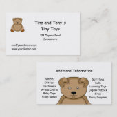 おもちゃ 名刺 (正面/裏面)