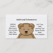 おもちゃ 名刺 (裏面)