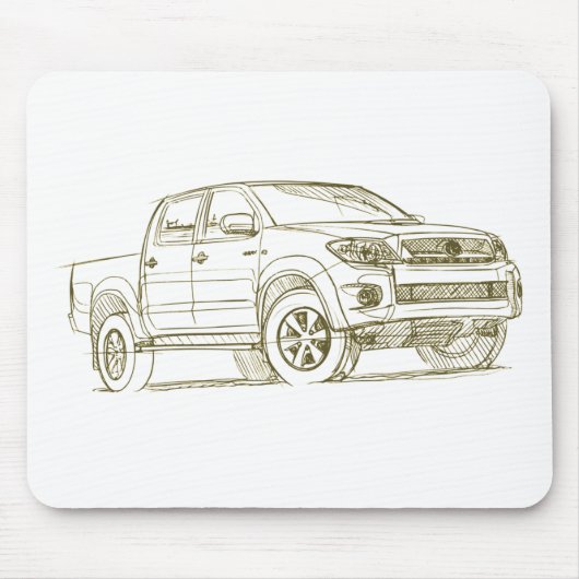 おもちゃHilux 2009年 マウスパッド (正面)