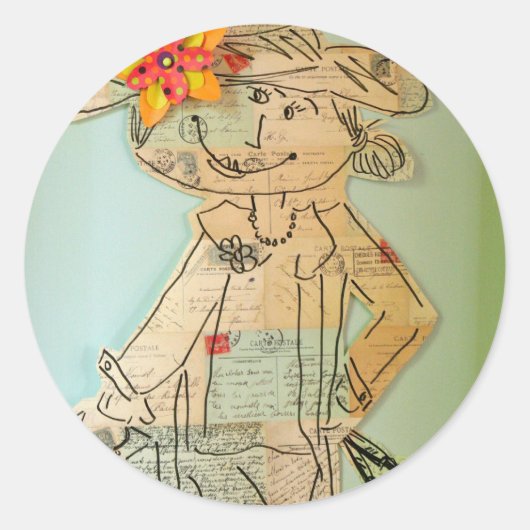 おやおや！ ラウンドシール (正面)