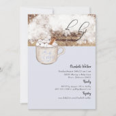 おやじぇ ホットチョコレート ラスティックベイビー 寒いね 招待状 (正面)