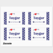 おやじが大好き 長方形シール (シート)