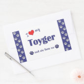 おやじが大好き 長方形シール (封筒)